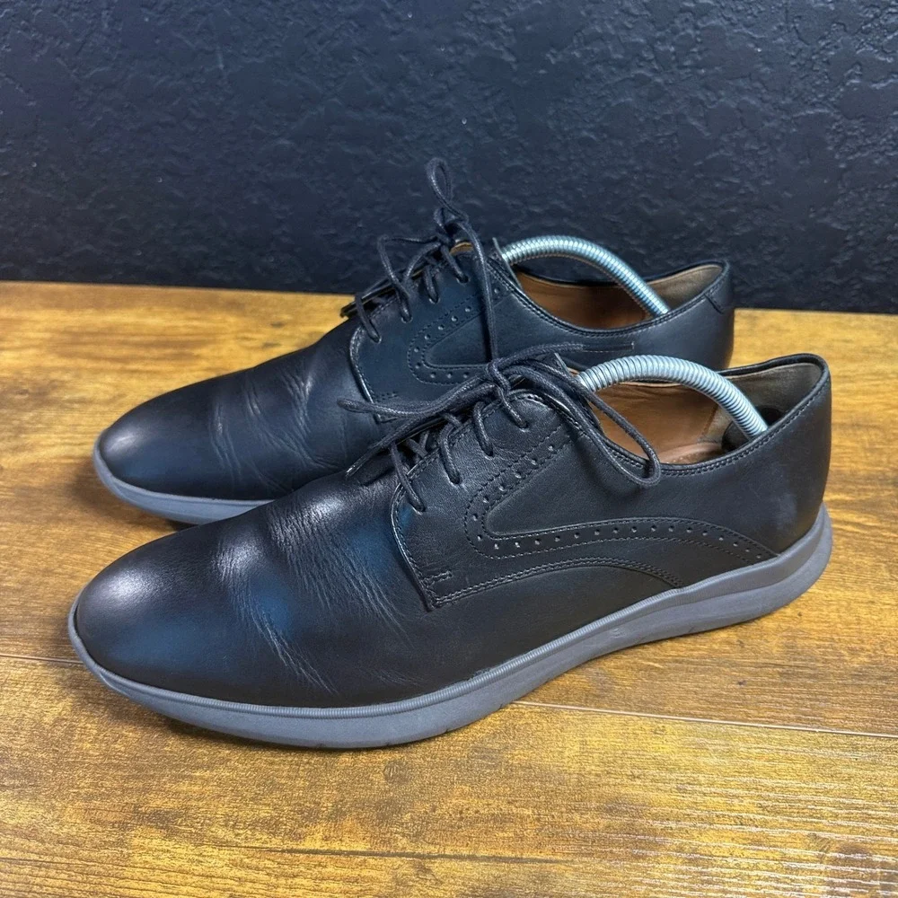 Johnston & Murphy XC4 Prentiss 20-4001 Black Leather Oxford Mens 9.5M